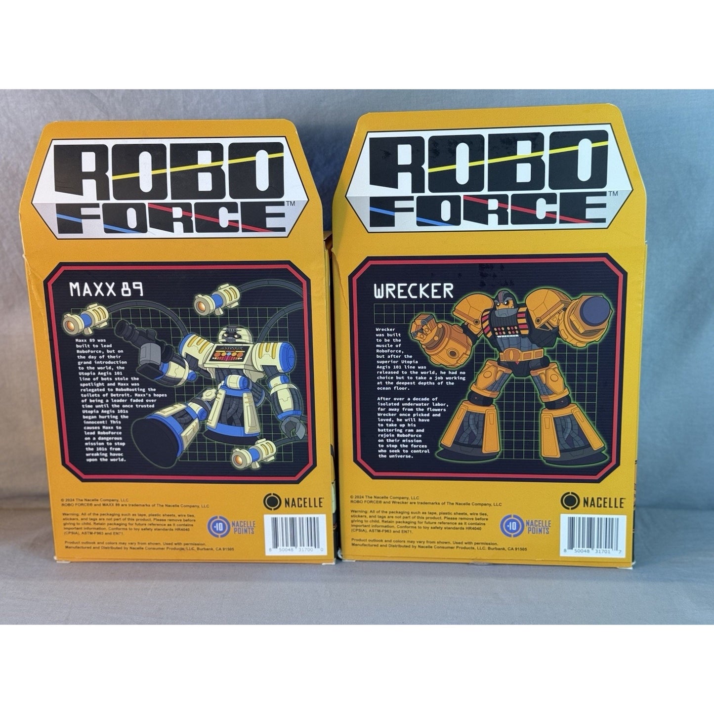 Robo Force MAXX 89 , Wrecker Action Figure Lot Nacelle Toys NEW