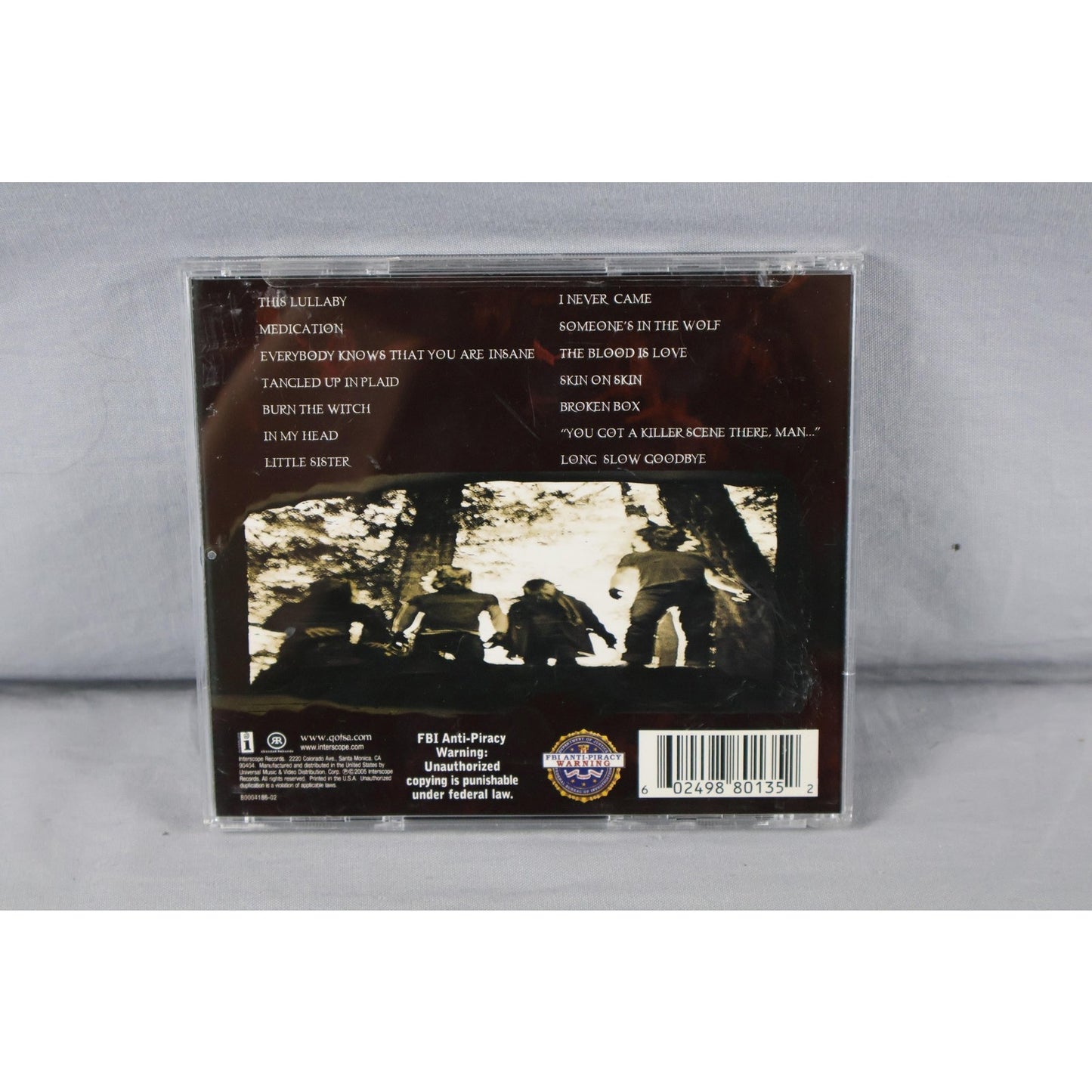 Queens Of The Stone Age CD Lullabies To Paralyze 2005 Rock Album Explicit Lyrics