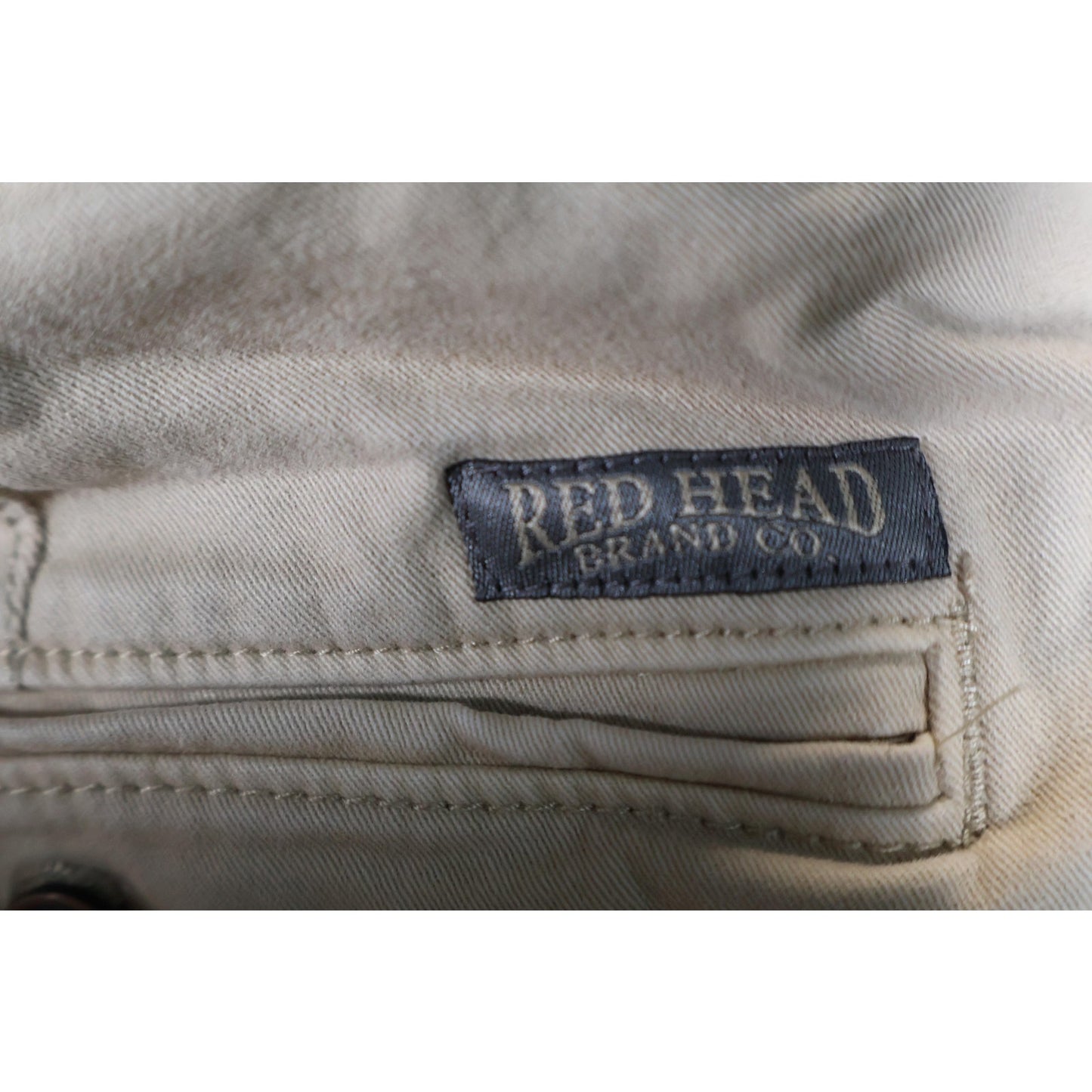 Red Head Shorts Mens 42 Khaki Beige Casual Classic Fit Cotton Pockets Outdoors