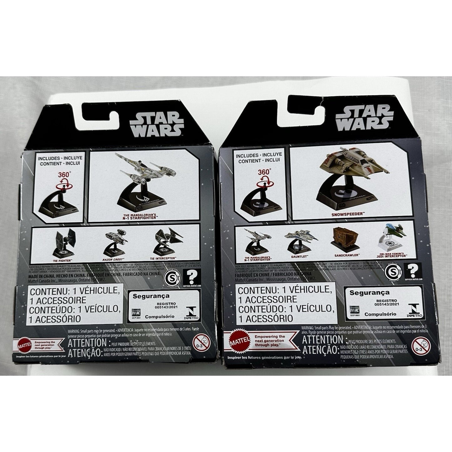 Hot Wheels Star Wars N-1 Starfighter & Snowspeeder Set
