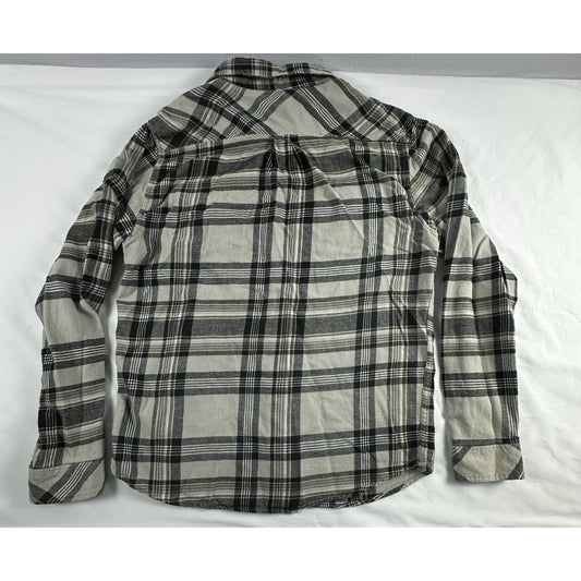 O'Neill Flannel Shirt - Men's Large - Grey Brown Plaid