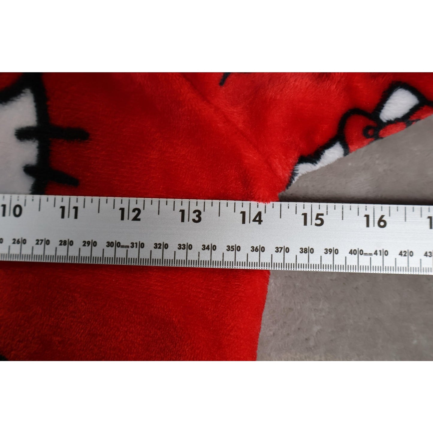 Hello Kitty Hoodie Youth Small 7-8 Plush Pullover Sanrio Cartoon Character Girls