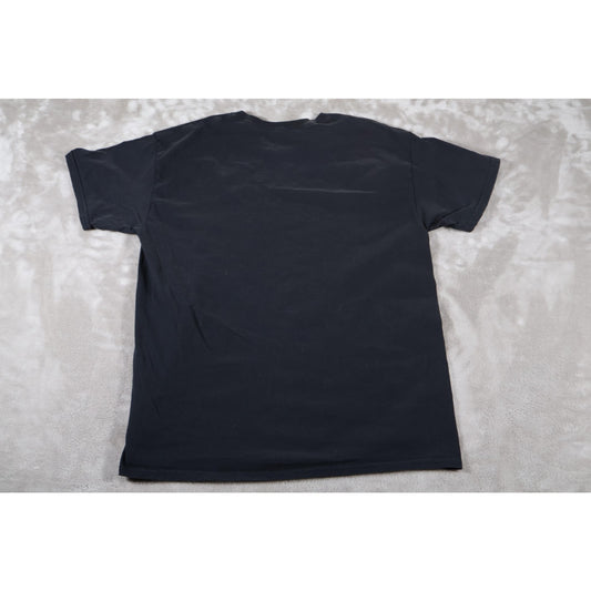 ACDC Shirt Mens Medium Black Rock N Roll Train Band Graphic Tee Vintage Style