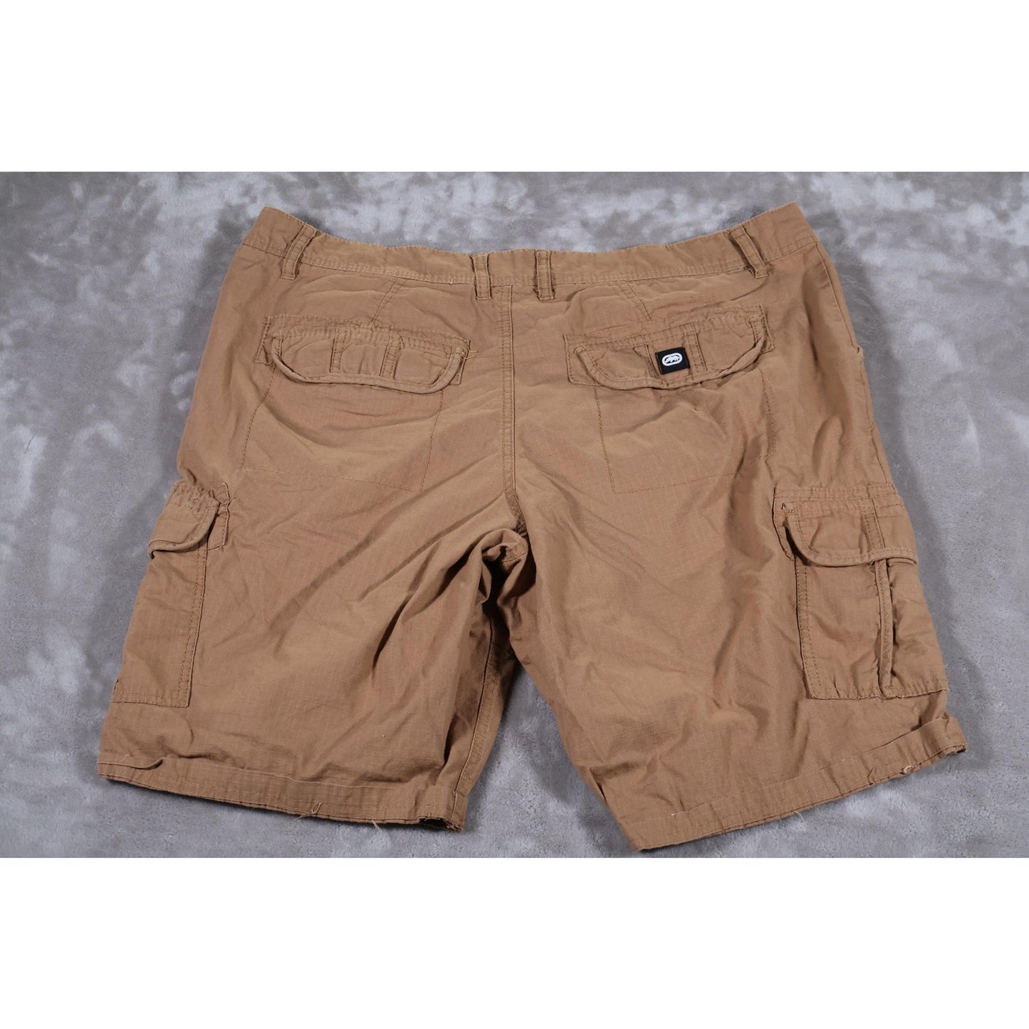 Ecko Unltd Shorts Mens 38 Brown Cargo Pockets Ripstop Outdoor Skate Hip Hop