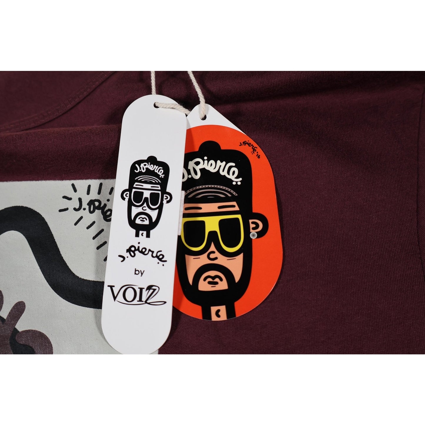 J Pierre by Voiz Shirt Mens XL Graphic Art Face Crewneck Casual Streetwear Tee