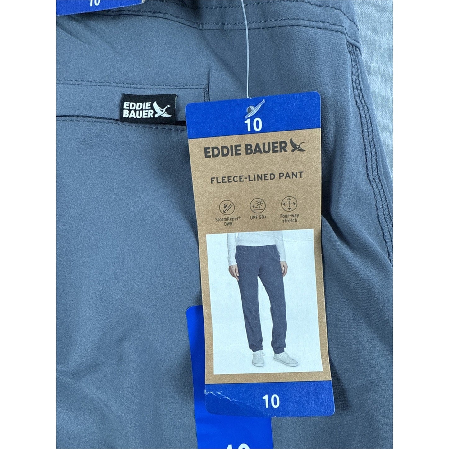 Eddie Bauer Women's Fleece Lined Pants - Size 10 - New