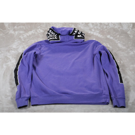 Fall Out Boy Hoodie Mens Small Purple Young & Menace MANIA Album Tour Pullover