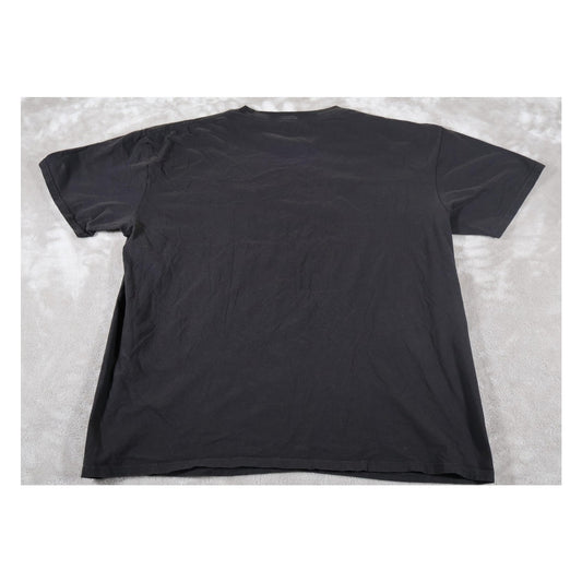 One Punch Man Shirt Mens 2XL Black Anime Graphic Hero Saitama Tee Cartoon Fun