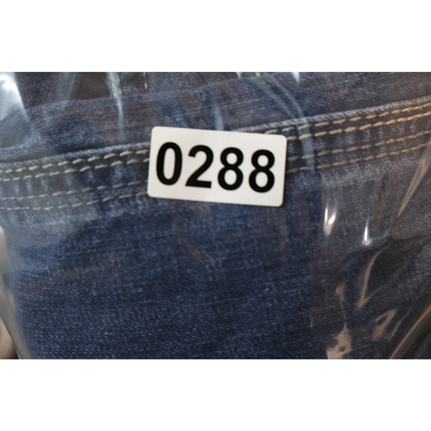 Seven7 Luxe Jeans Womens 20 Blue Straight Leg Denim Stretch Classic Pockets