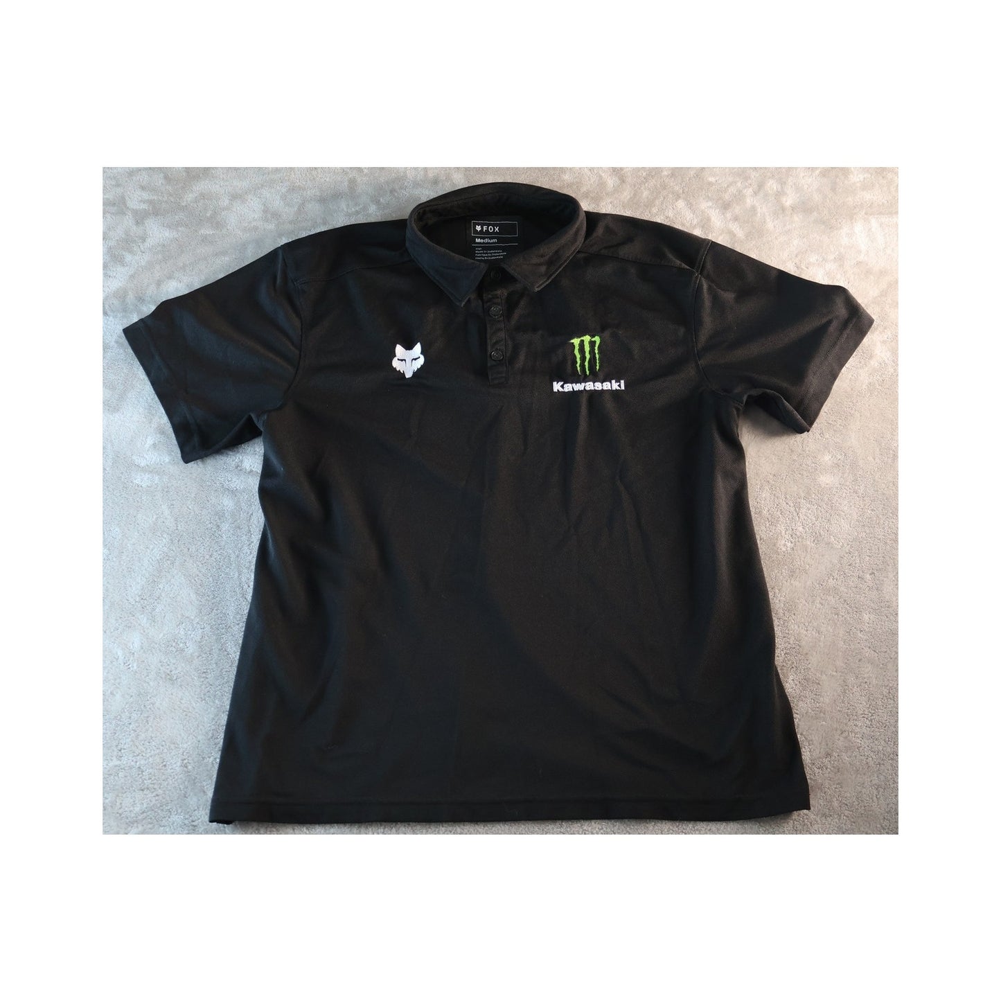 Fox Racing Shirt Mens Medium Monster Energy Motocross Racing Fox Powersports Tee
