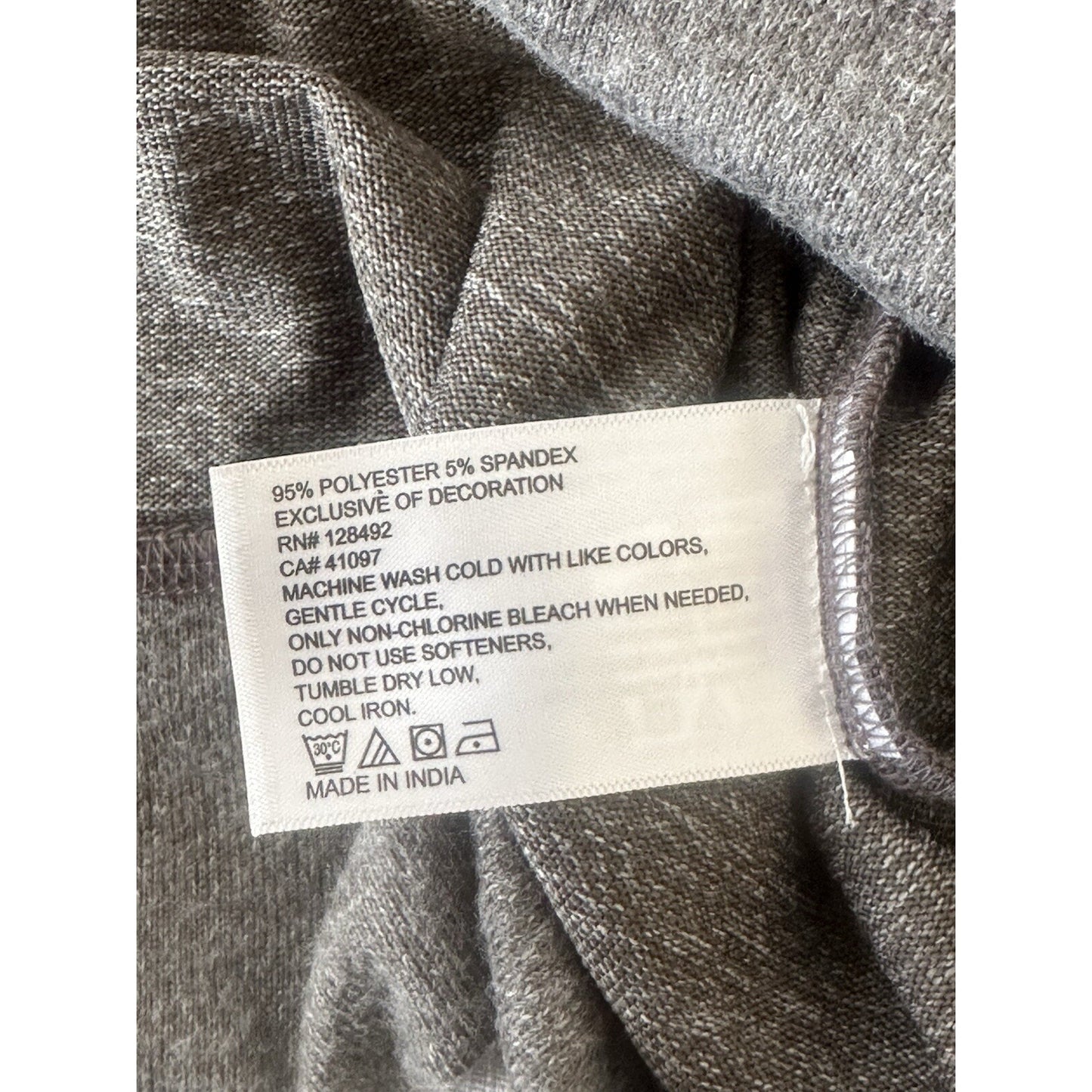 Greg Norman Mens XL Gray Quarter Zip Golf Sweatshirt