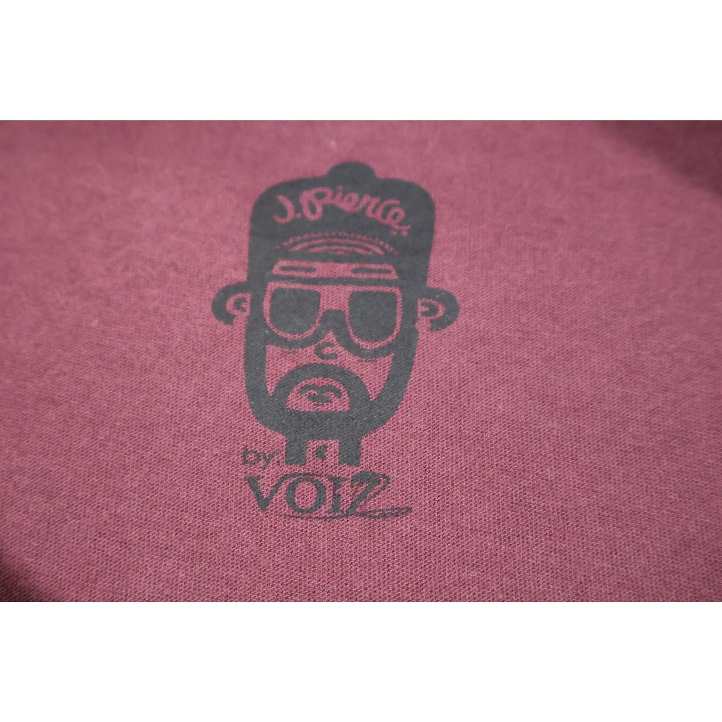 J Pierre by Voiz Shirt Mens Large Graphic Tee Curly Hair Art Print 216S016