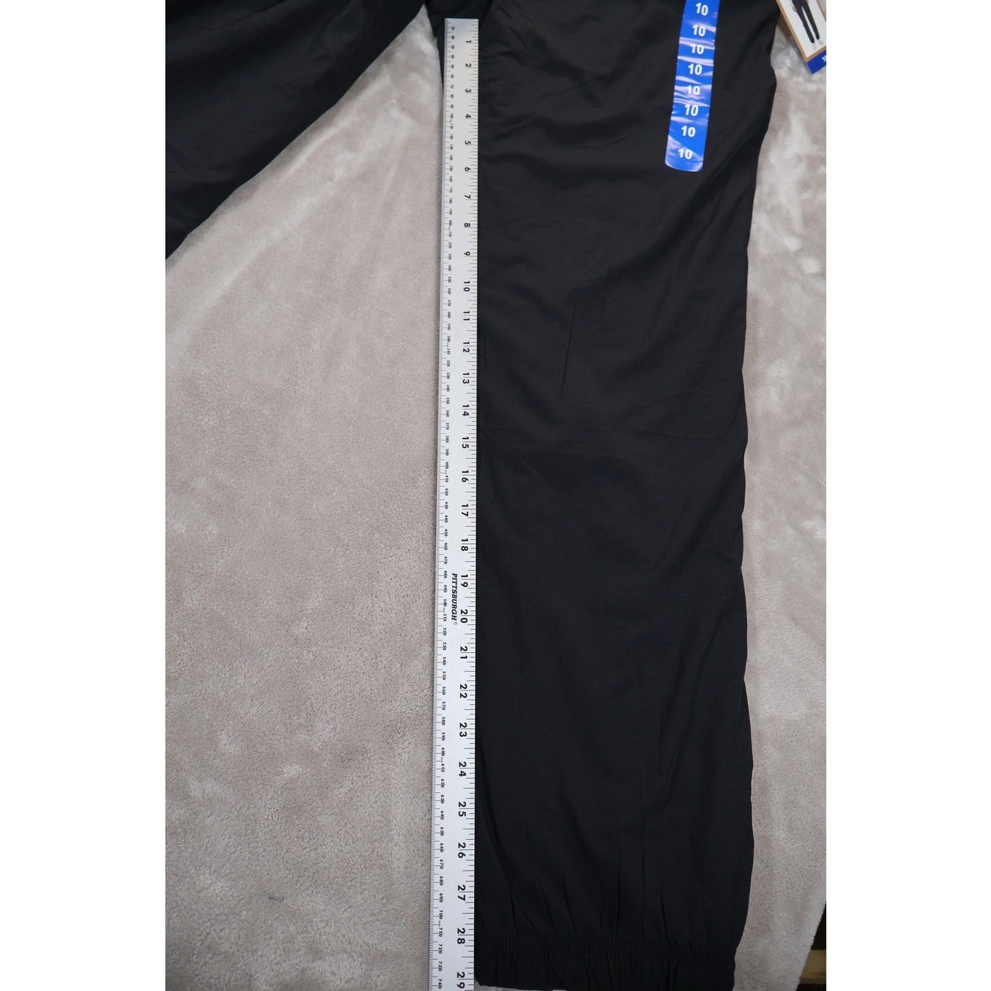 Eddie Bauer Pants Womens 10 Black Fleece Lined Outdoor Athletic Stretch UPF 50+