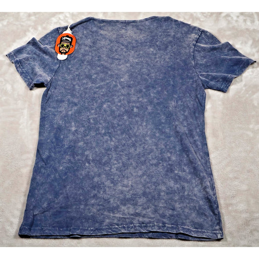 J Pierce Voiz Shirt Mens Medium Graphic Face Art Tee Unique Dyed Novelty Design