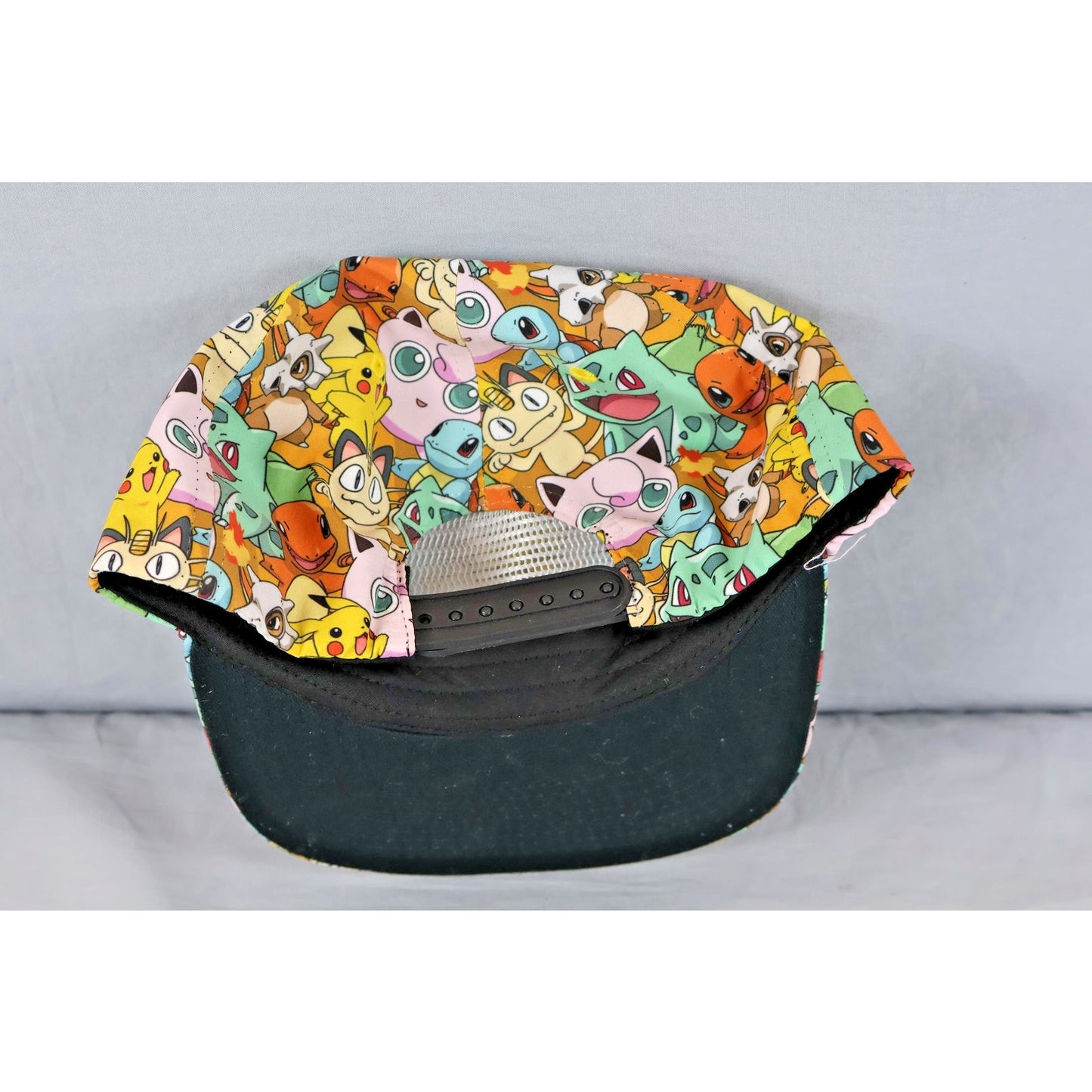 Pokemon Snapback Hat Cap Pikachu Bulbasaur Jigglypuff Mens OSFA Adjustable 2018