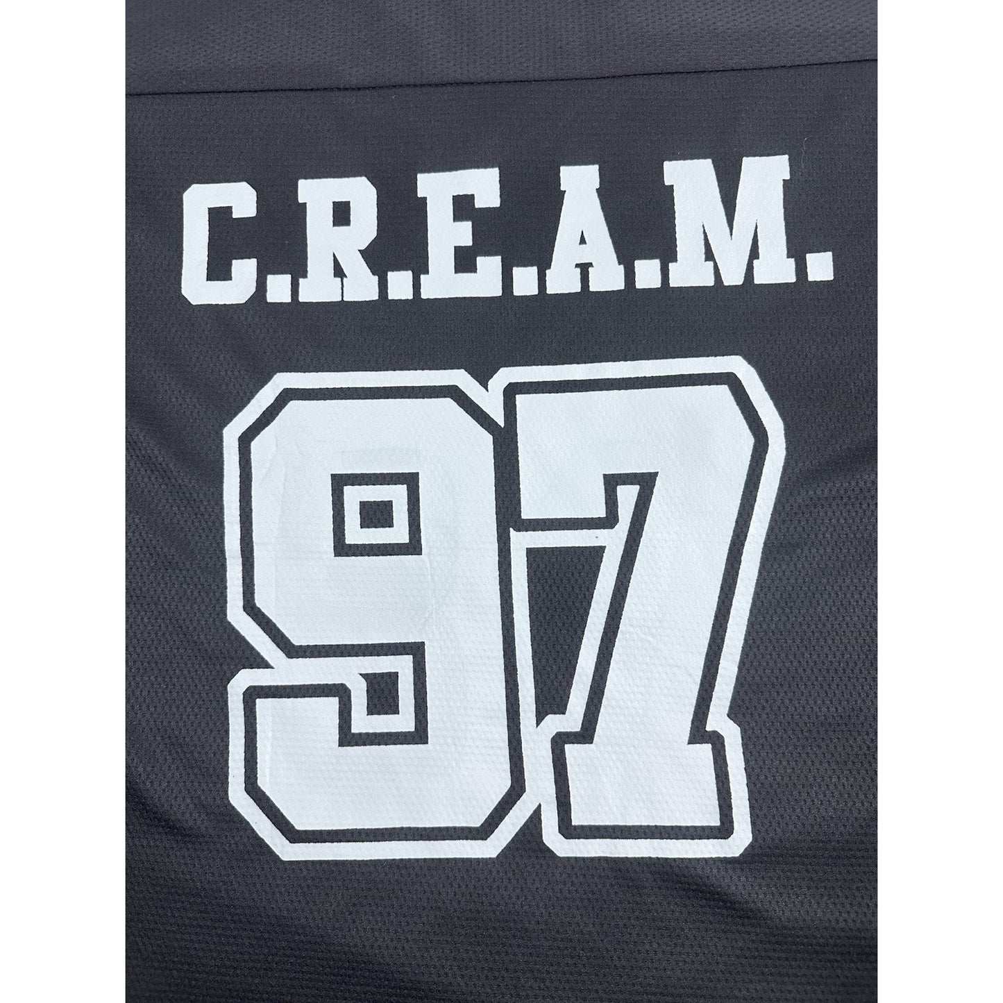 Vintage WU TANG CLAN #97 C.R.E.A.M. Football Jersey Footbal Jersey Black Size L