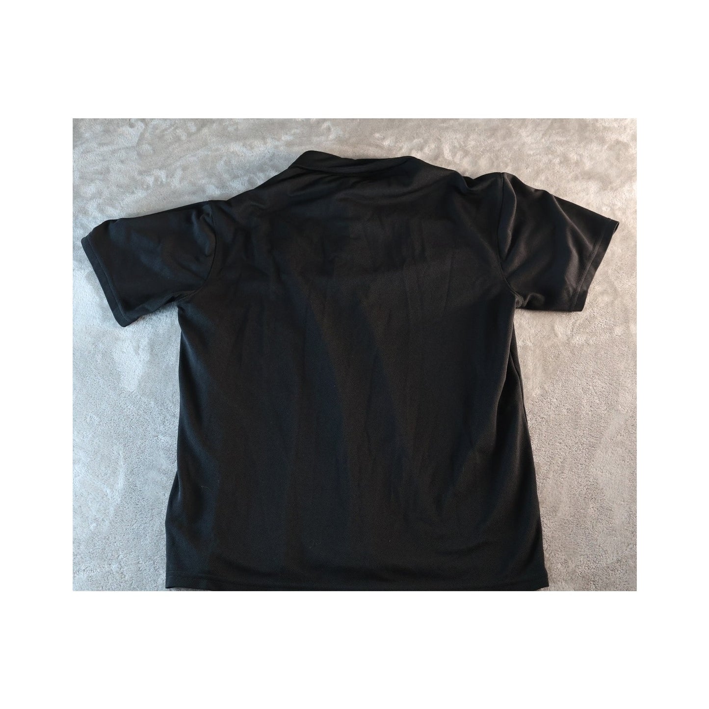 Fox Racing Polo Shirt Mens Medium Black Kawasaki Monster Embroidered Moto MX SX