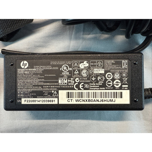 HP 677770-002 19.5V 3.34A 65W Genuine Original AC Power Adapter Charger