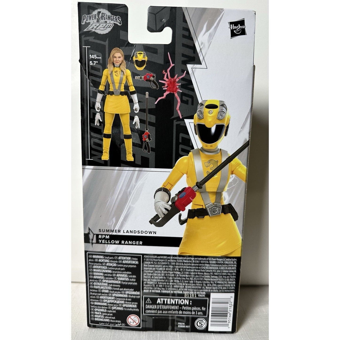 Power Rangers Lightning Collection RPM Yellow Ranger