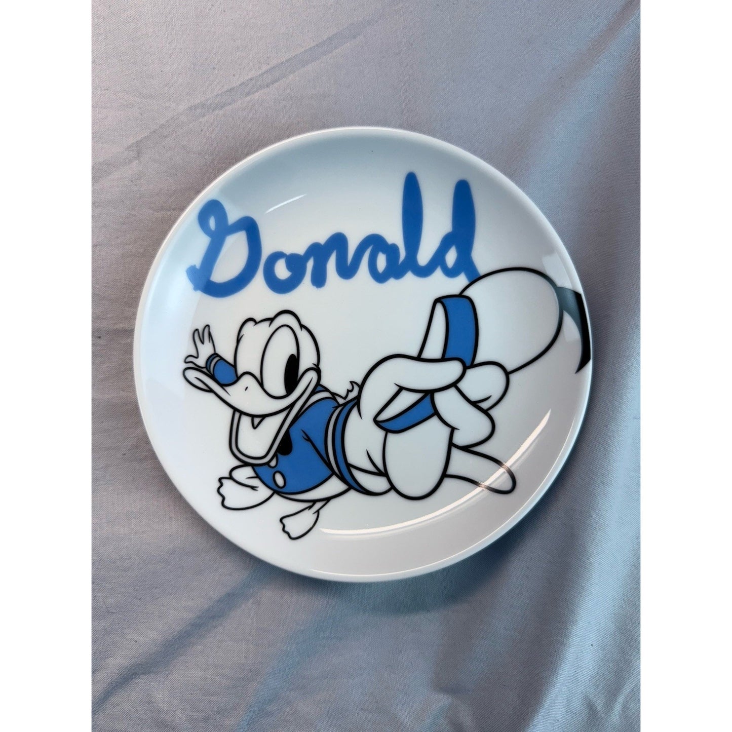 6 Appetizer Plate Disney Ceramic 6in Mickey Mouse & Friends New