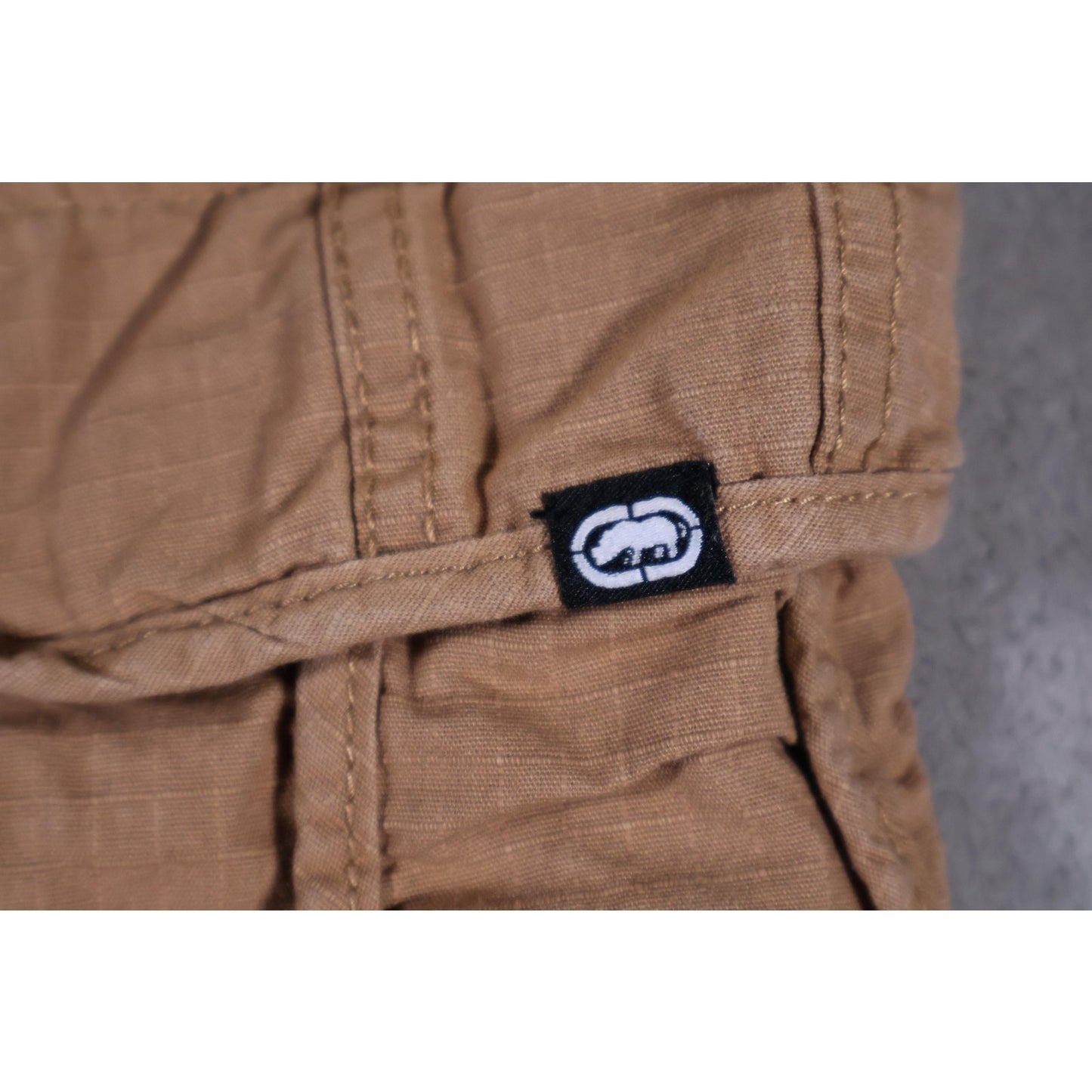Ecko Unltd Shorts Mens 38 Brown Cargo Pockets Ripstop Outdoor Skate Hip Hop