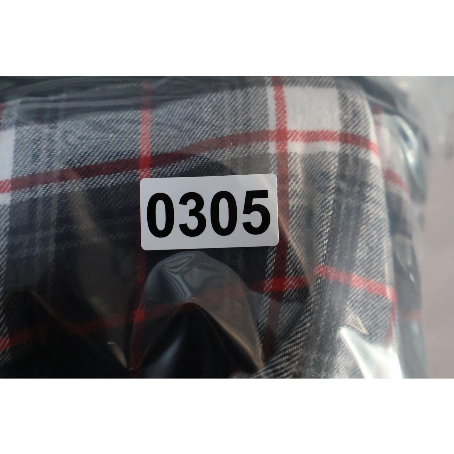 Scream Sweatshirt Womens Medium Black Plaid Layered Collared Horror Graphic