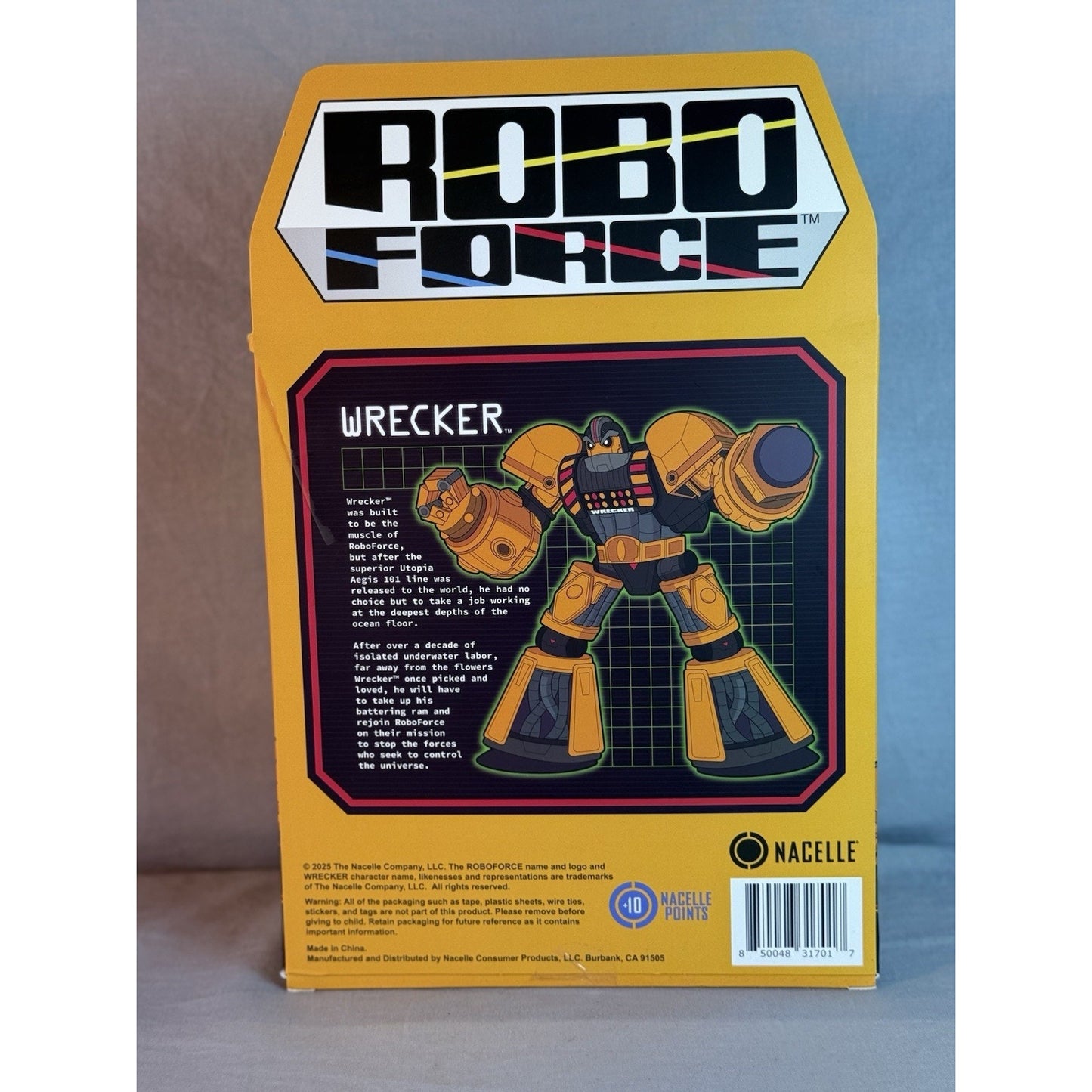 Robo Force MAXX 89 , Wrecker Action Figure Lot Nacelle Toys NEW