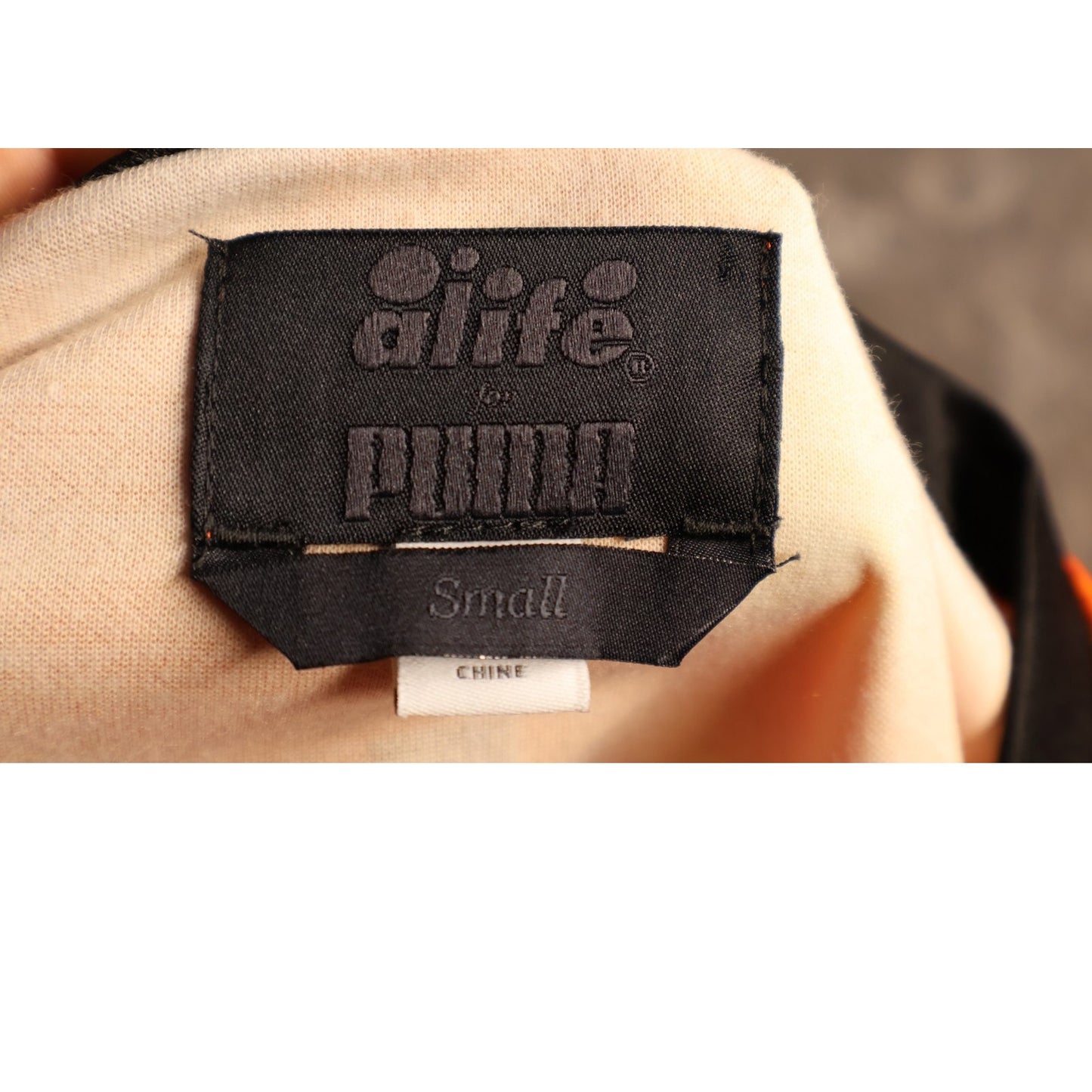 Puma Alife Shirt Mens Small Orange Flame Soccer Jersey DryCell 158 Streetwear