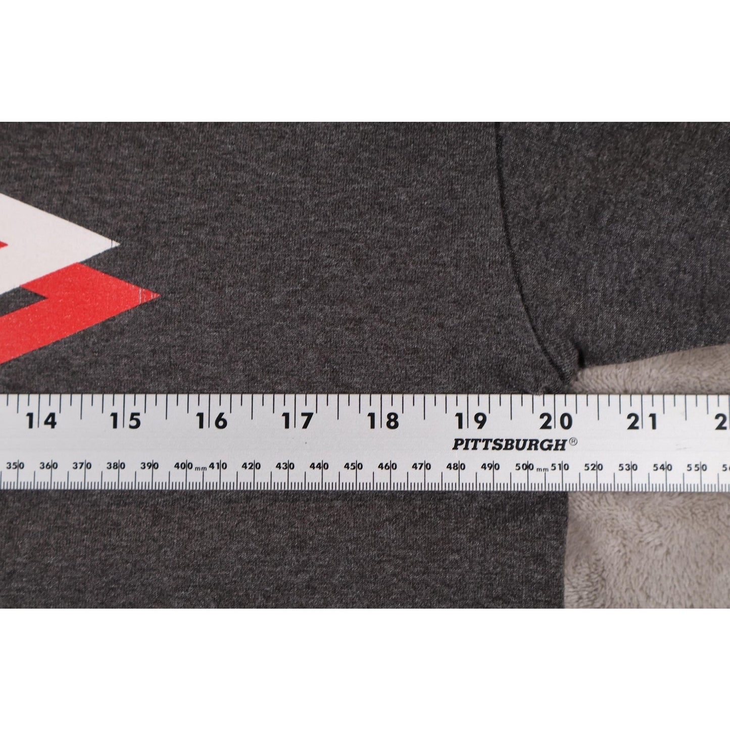 FMS Shirt Mens Medium Gray Graphic Star Logo Tee Short Sleeve Crewneck Cotton