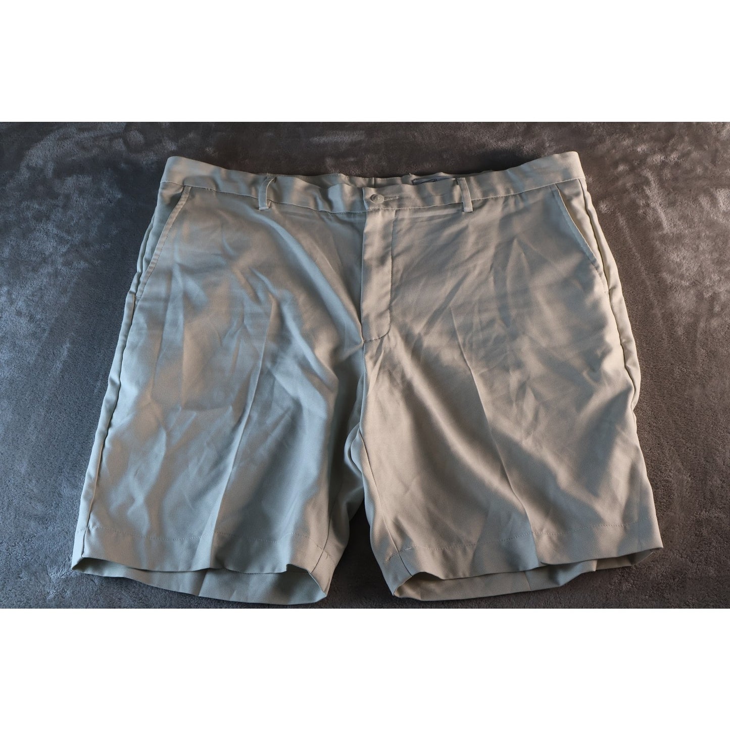Greg Norman Shorts Mens 40 Gray Golf Casual Polyester Lightweight Classic Fit