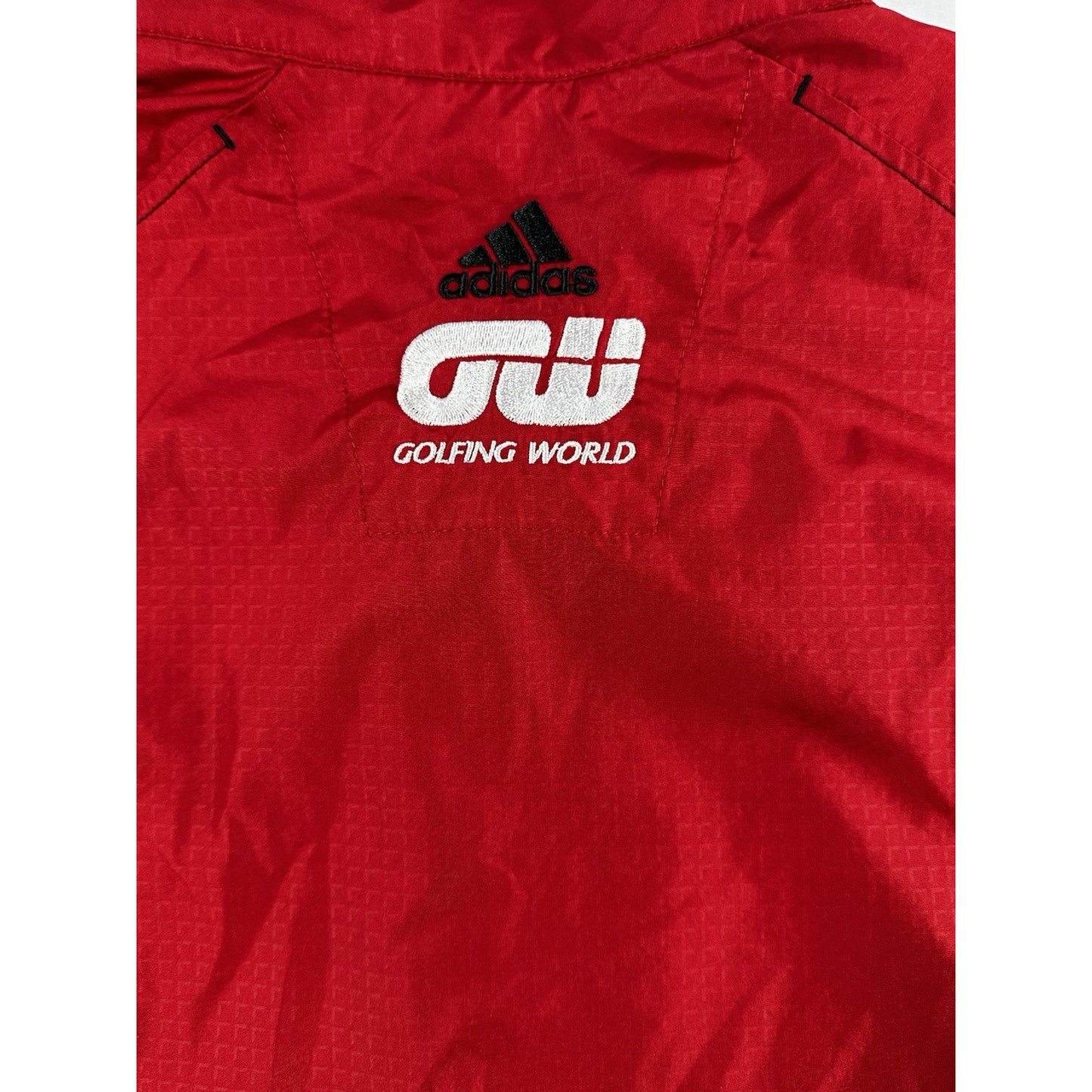 Adidas Red Climaproof Full Zip Jacket Medium X26100