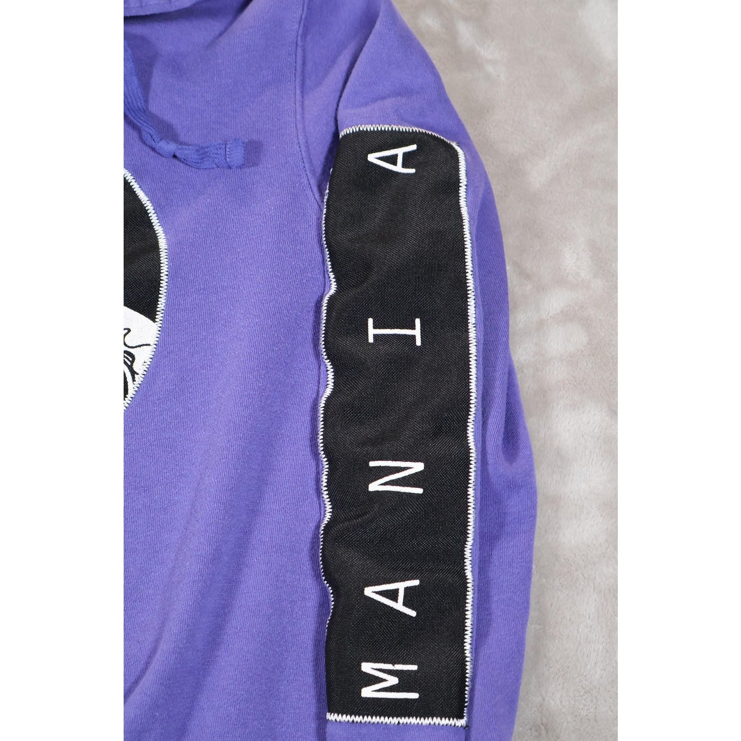 Fall Out Boy Hoodie Mens Small Purple Young & Menace MANIA Album Tour Pullover