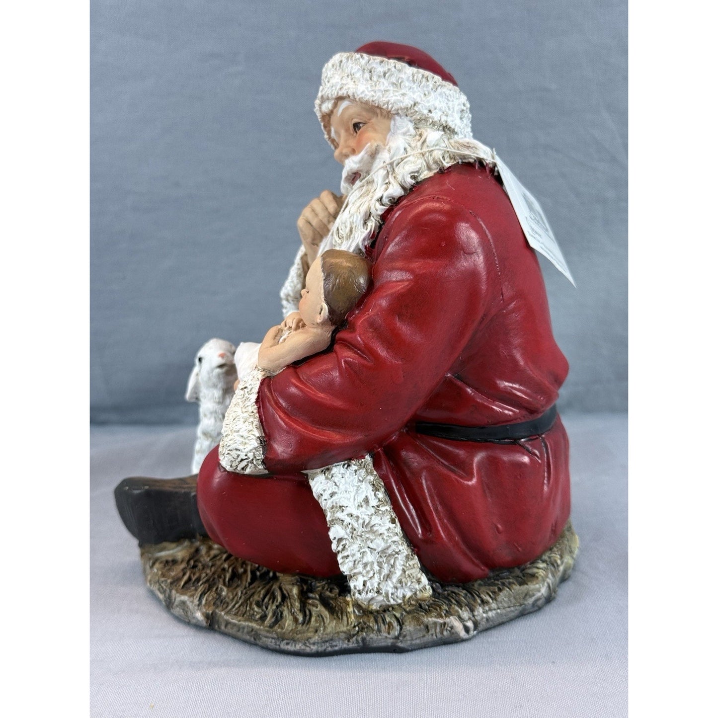 Roman Joseph's Studios 6" Sitting Santa Holding Baby #633244 Figurine Orig. Box