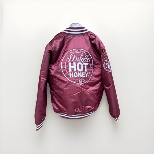 NWT Starter Mike's Hot Honey Burgundy Jacket - Size L