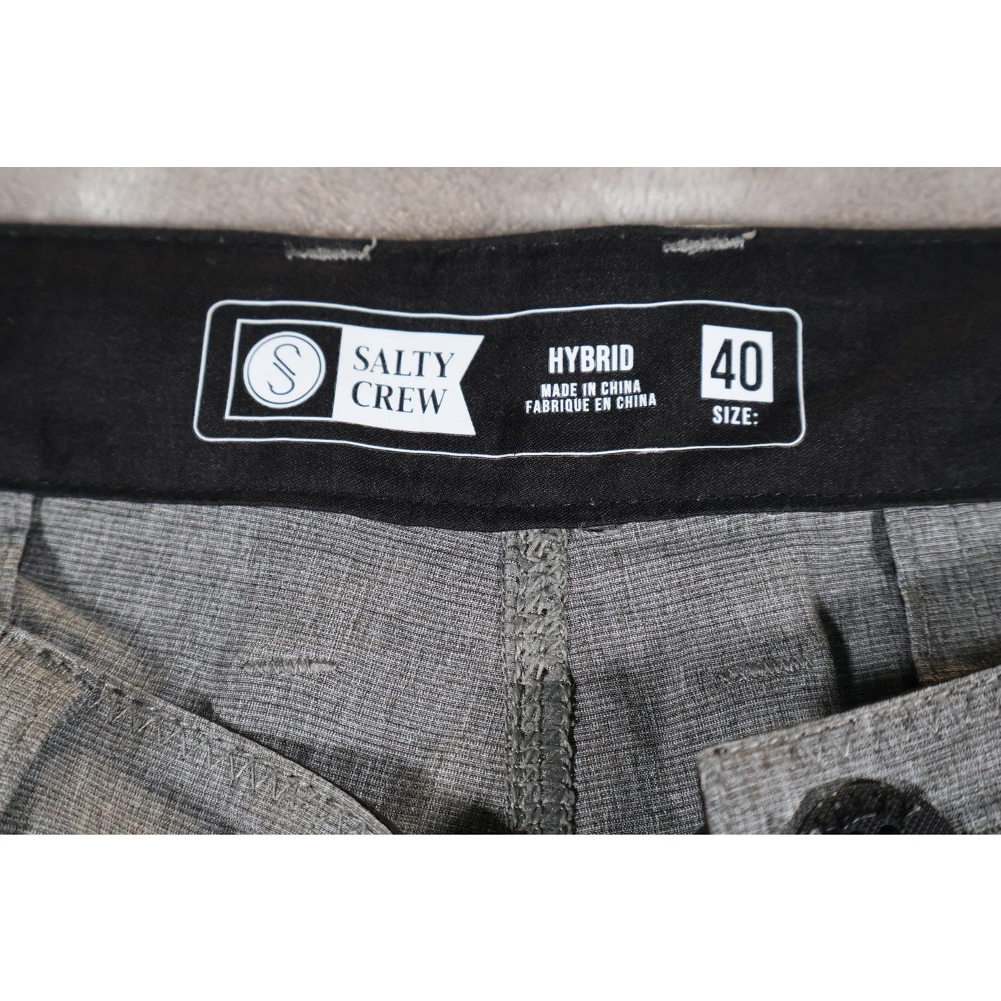 Salty Crew Hybrid Shorts Mens 40 Outdoor Chino Boardshorts Fishing Quick Dry