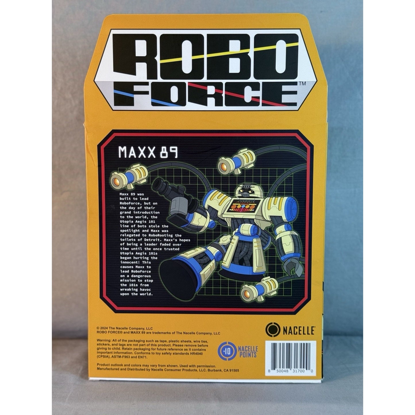 Robo Force MAXX 89 , Wrecker Action Figure Lot Nacelle Toys NEW