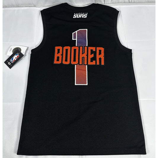 Phoenix Suns Devin Booker #1 Black Jersey Small Tank New