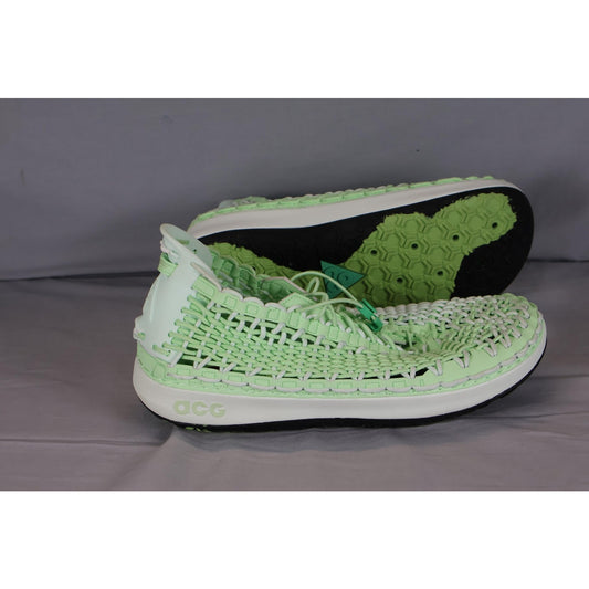 Nike ACG Watercat Plus Shoes Mens Size 13.5 Green Woven Sandal Hiking FN5202-300