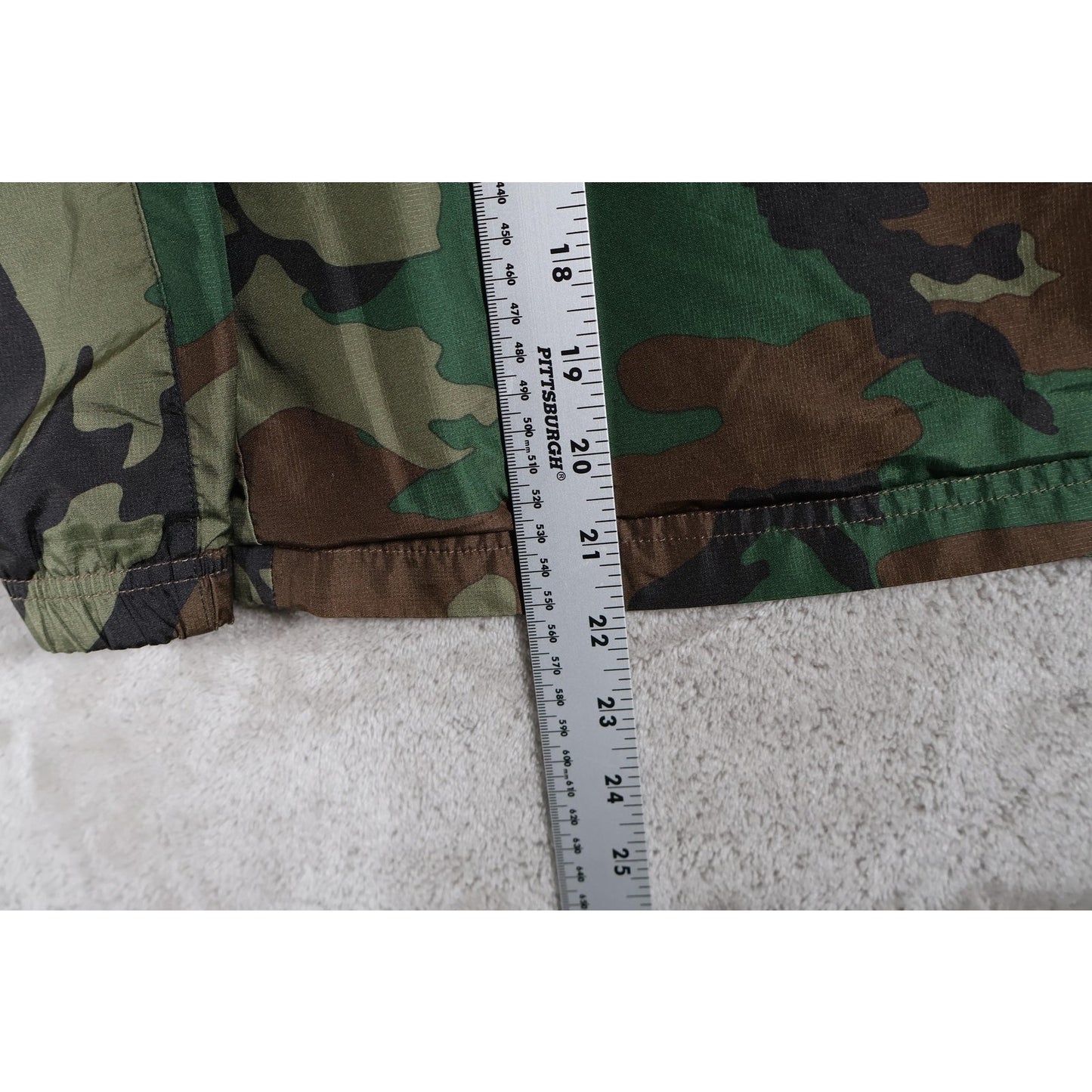 Jordan Jacket Boys Medium Camouflage Camo Nike Air Full Zip Hooded Windbreaker