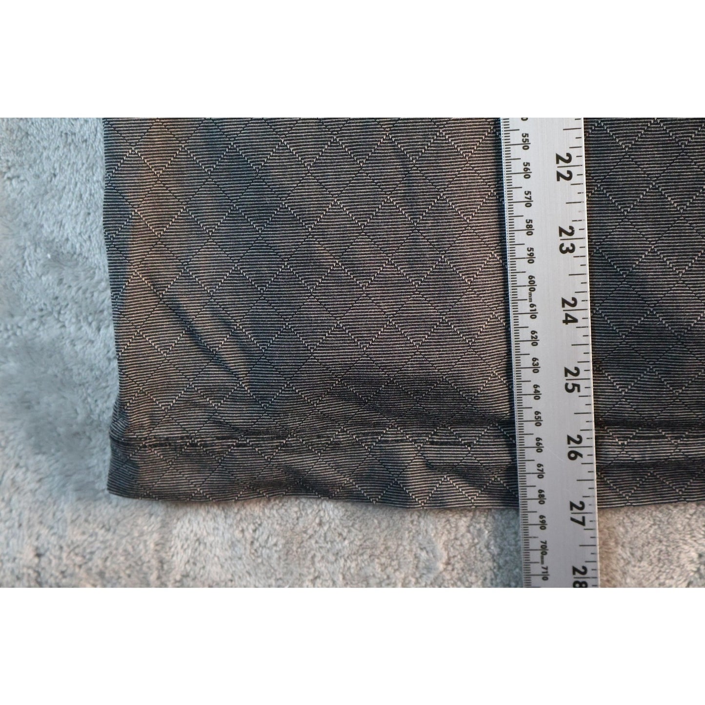 Tommy Bahama Polo Shirt Mens Large Gray Silk Cotton Diamond Pattern Golf Casual