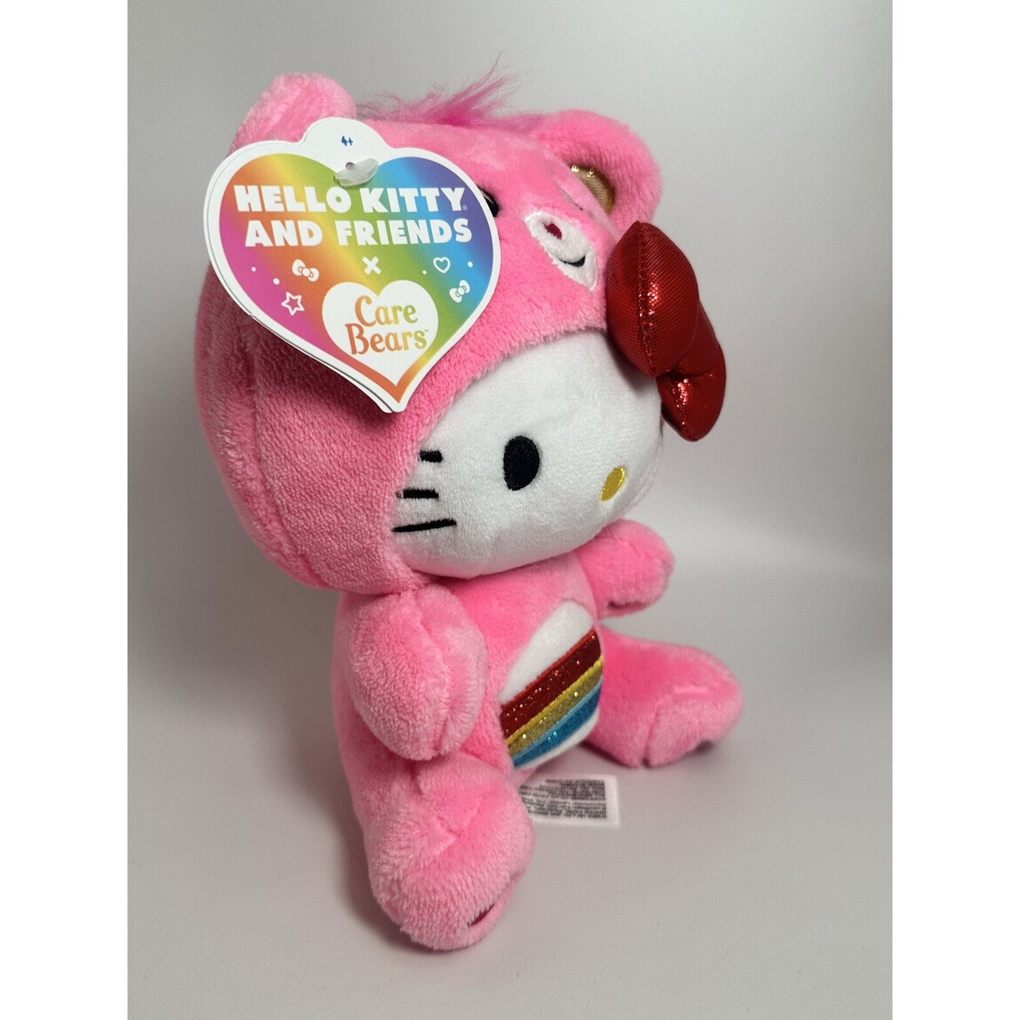 Hello Kitty Cheer Bear Plush - 8" Fun-Size, New!
