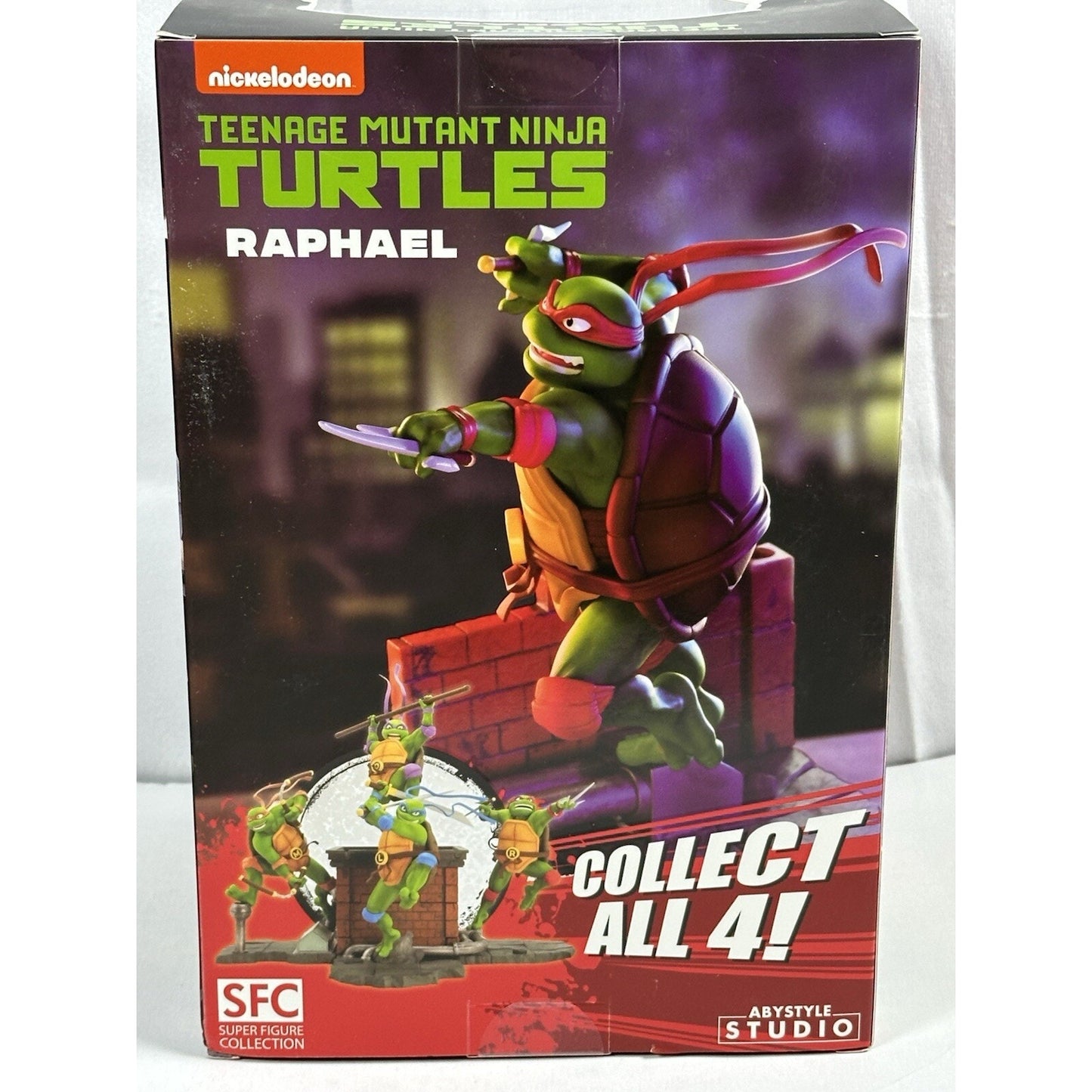 TMNT Raphael 7.7" SFC Figure ABYstyle Studio 2024 – Official PVC Statue NIB