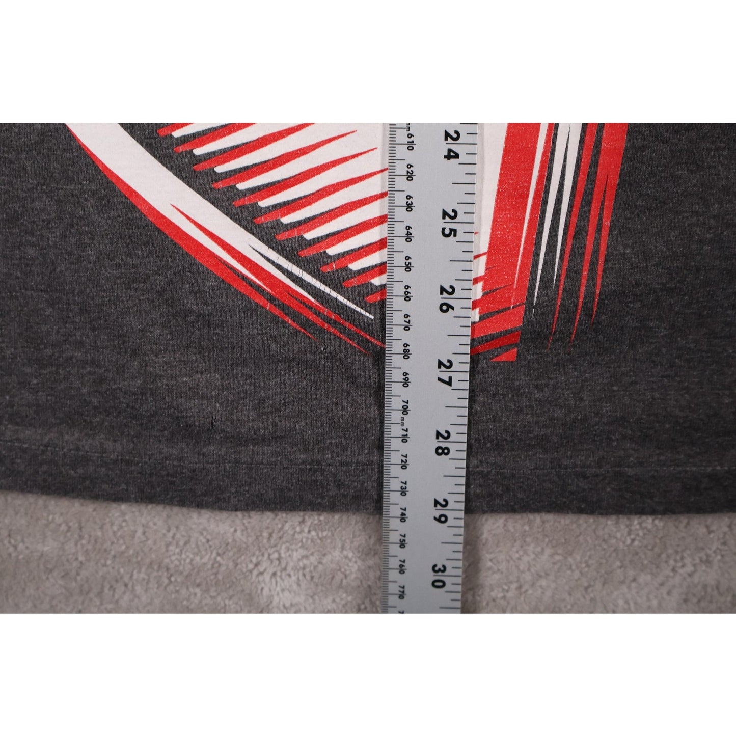 FMS Shirt Mens Medium Gray Graphic Star Logo Tee Short Sleeve Crewneck Cotton