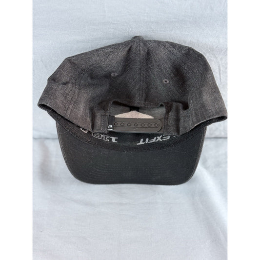 Travis Mathew Sawing Logs Snapback Hat Flexfit 110 Gray Yupoong Cap