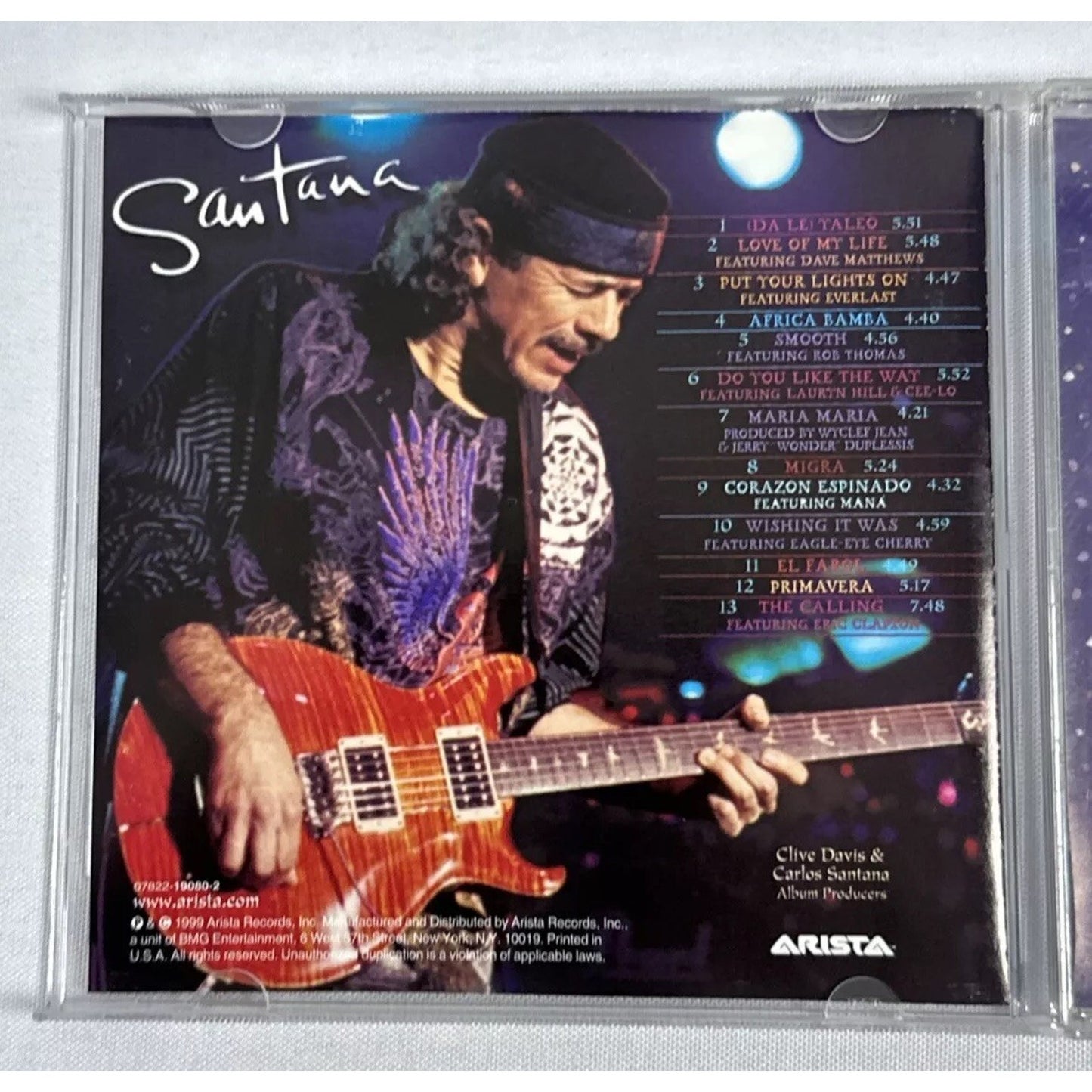 Santana - Supernatural (CD, 1999) With Original Receipt