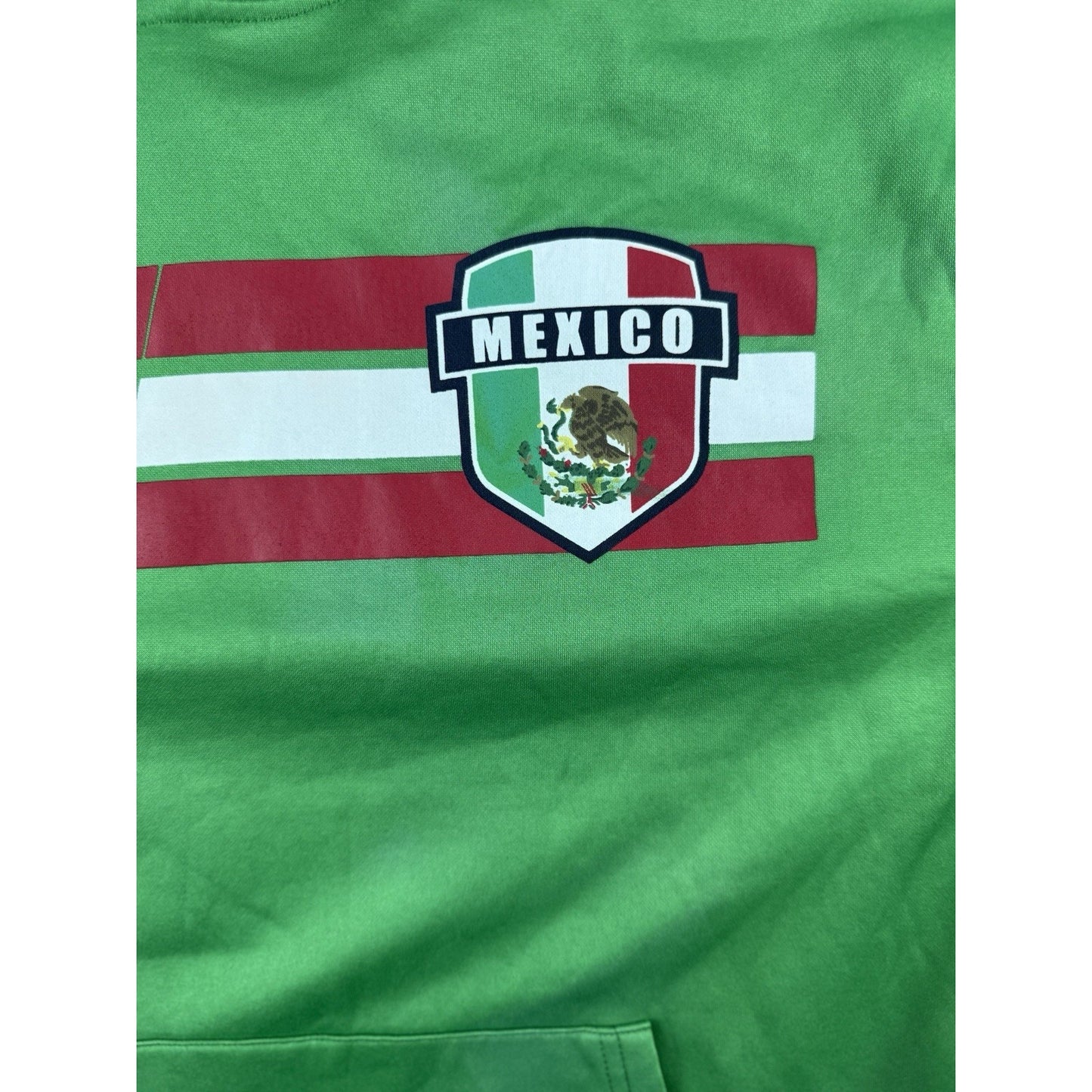 Team Mexico Pullover Football Soccer Hoodie Sweatshirt Icon Sports Men’s L