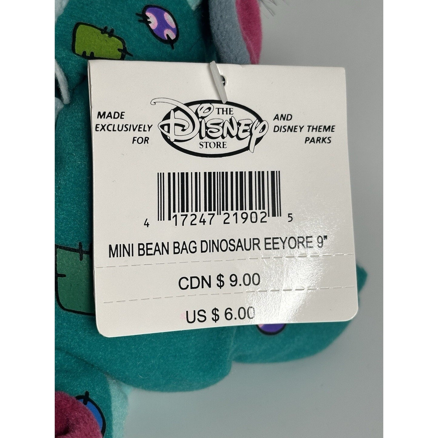 Disney Mouseketoys Eeyore Dinosaur Costume 9in Plush