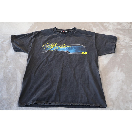 Jeff Gordon Shirt Mens Medium Black NASCAR Racing 24 DuPont Monte Carlo Tee