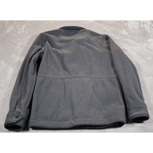 Obey Propaganda Jacket Mens Medium Wool Blend Utility Snap Pockets Streetwear