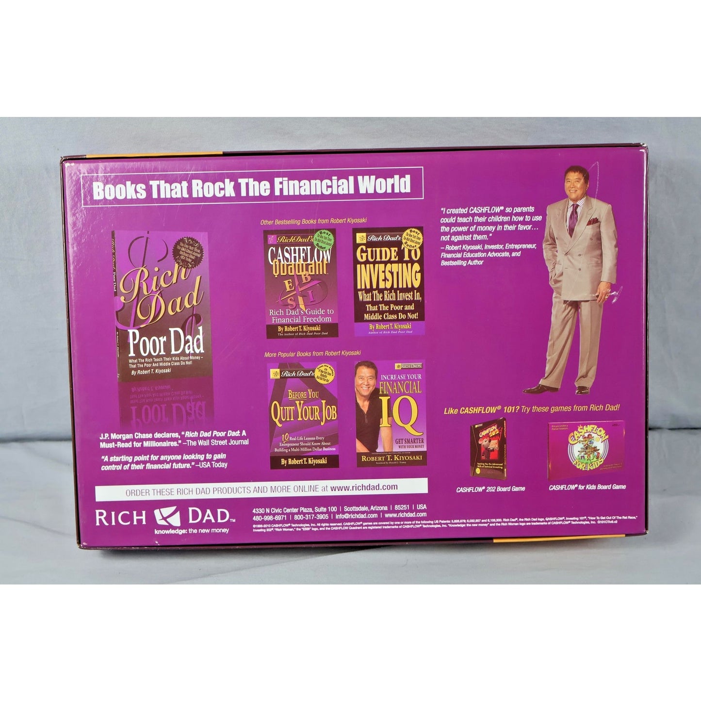 Cashflow 101 Board Game Rich Dad Robert Kiyosaki Complete Investing Strategy